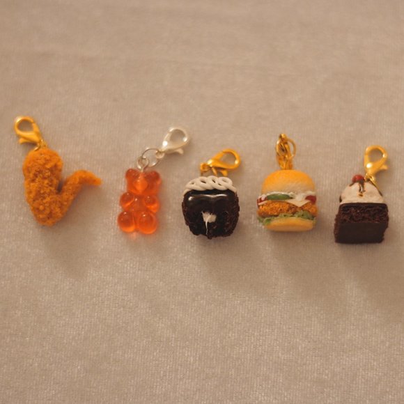 Brand New Lot of 5 Miniature Handmade Food Charms - Picture 12 of 12